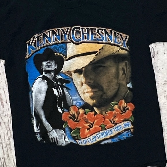Kenny Chesney 2007 Flip Flop Summer Tour Country Music tour t shirt - Picture 6 of 7